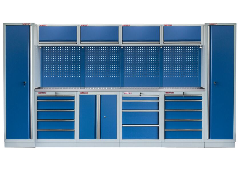 Kvalitní PROFI BLUE dílenský nábytek 3920 x 495 x 2000 mm - MTGS1300AV