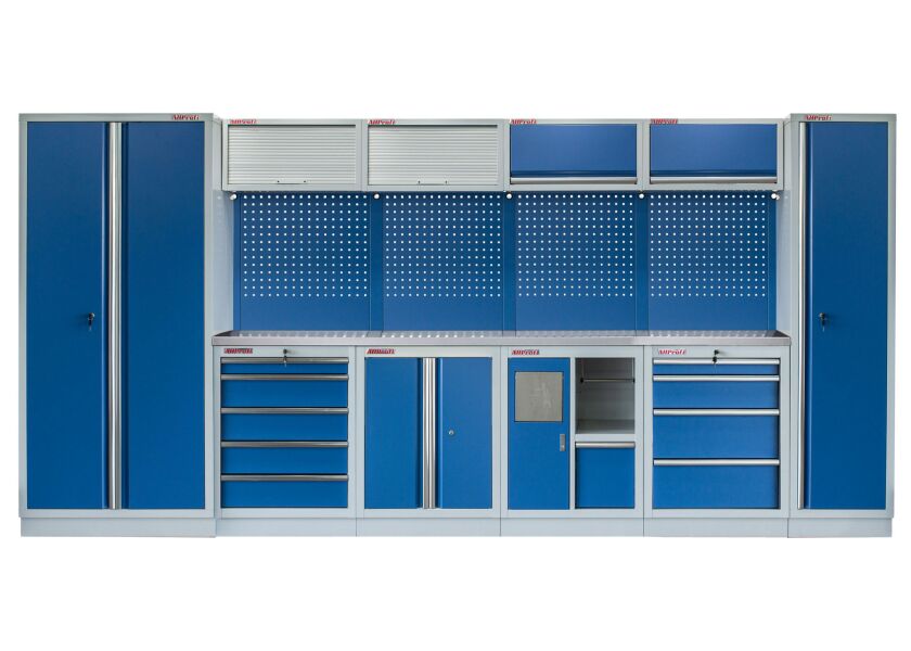Kvalitní PROFI BLUE dílenský nábytek 4235 x 495 x 2000 mm - MTGS1301AU