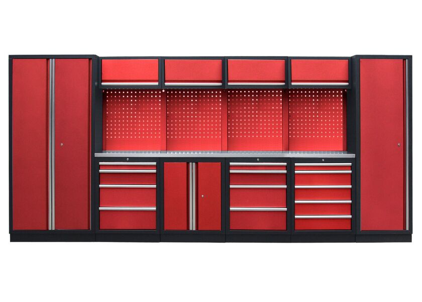 Kvalitní PROFI RED dílenský nábytek 4235 x 495 x 2000 mm - RTGS1300A55