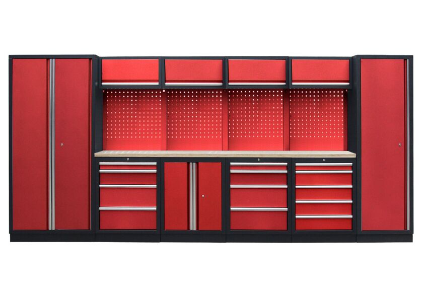 Kvalitní PROFI RED dílenský nábytek 4235 x 495 x 2000 mm - RTGS1300A5