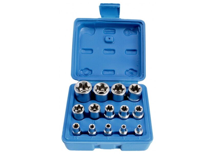 Nástrčné klíče, E-Torx, E4 - E24, 1/4