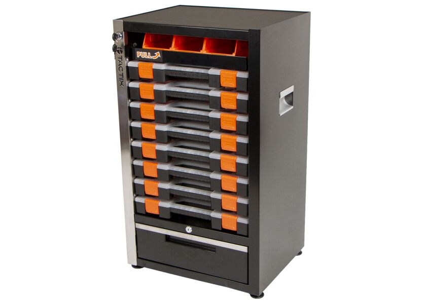 Kovová skříňka s organizéry na drobný materiál - TC320056