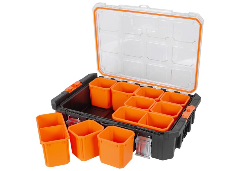 Organizér na šroubky a drobný materiál, 12 přihrádek - TC320369