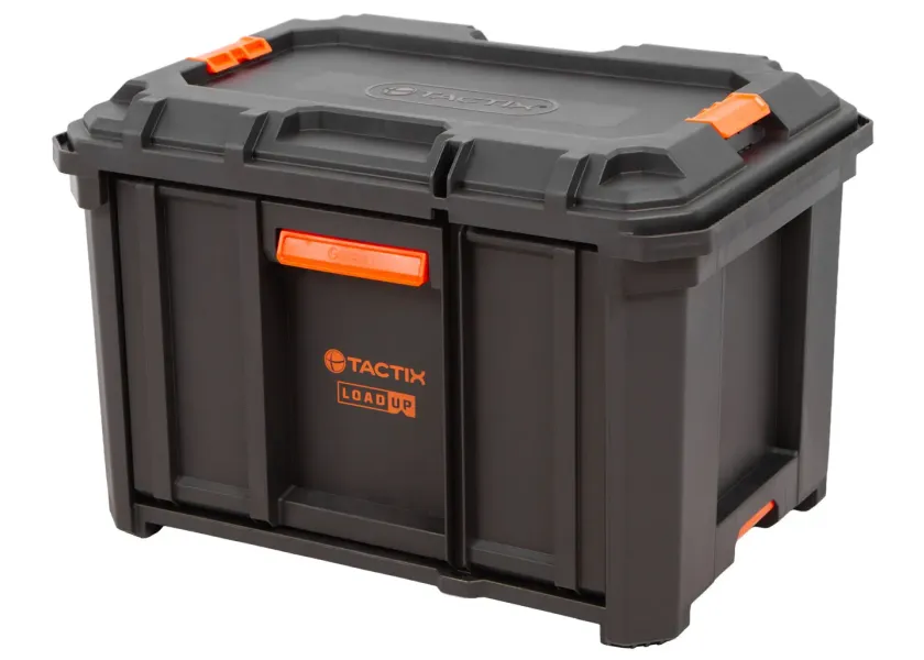 Vodotěsný plastový box na nářadí Tactix LOAD UP, 1 zásuvka - TC320421