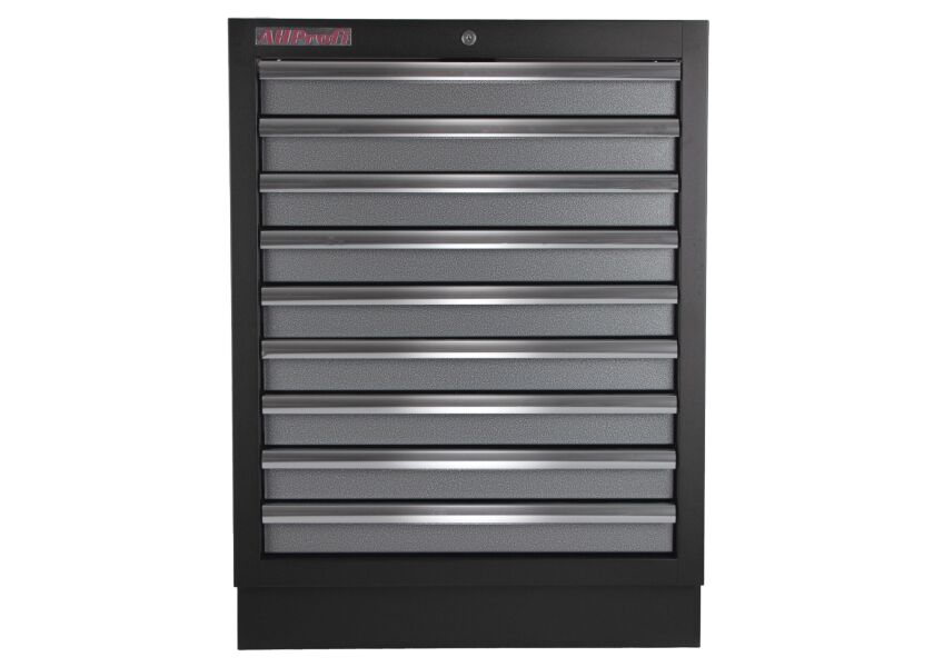 Dílenská skříňka s 9 zásuvkami a kovovou konstrukcí pro profesionální použití – TGC1309