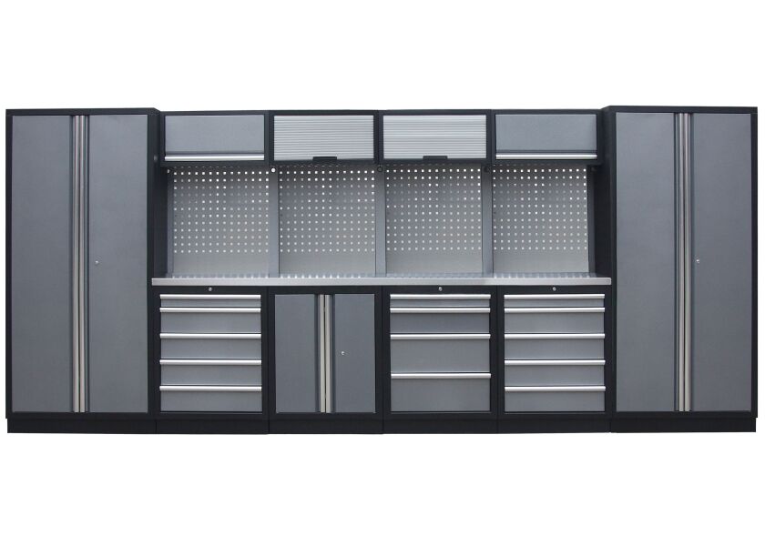 Kvalitní PROFI dílenský nábytek - 4535 x 2000 x 495 mm - TGS1300AM