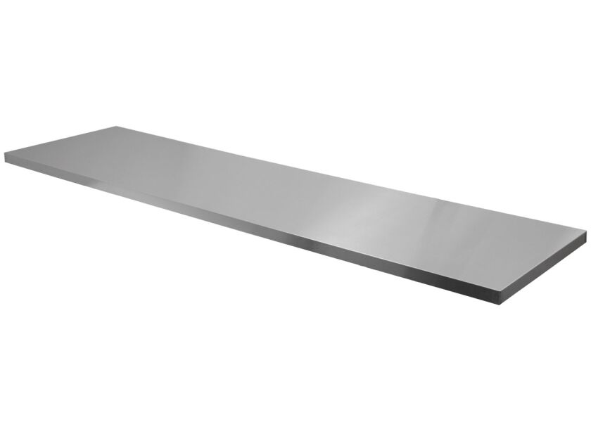 Nerezová pracovní deska PROFI, 2040 x 615 x 38 mm - TGW80DS