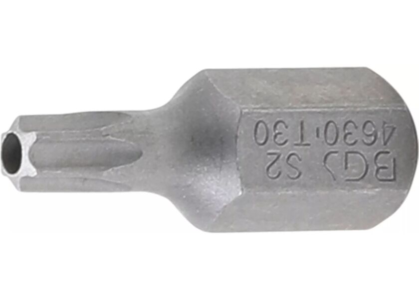 Bit TORX, T30, 10 mm, délka 30 mm, s otvorem - B4630