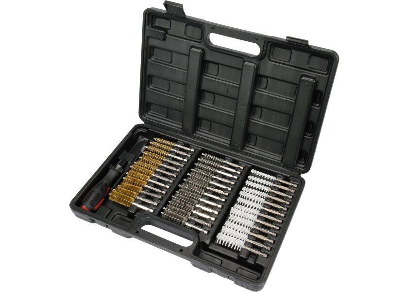 Sada drátěných kartáčů, 38 ks - YT-08196