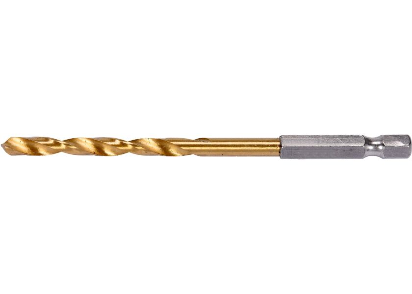 Vrták na kov 5mm TITAN 1/4