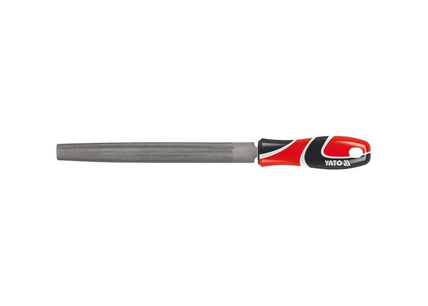 Pilník zámečnický půlkulatý středně hrubý 150 mm - YT-6183