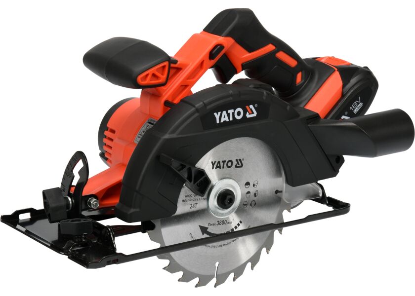 AKU kotoučová pila,18 V, 2 Ah, 165 mm - YT-82810