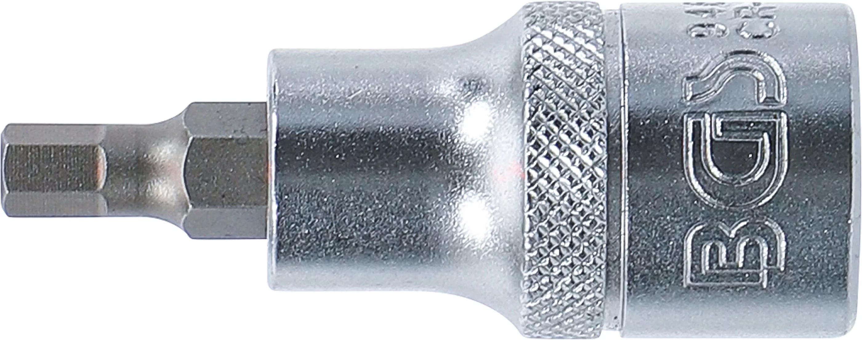 Detail profilu HEX 5,5 mm Detail profilu vnitřního šestihranu 5,5 mm na nástrčné hlavici
