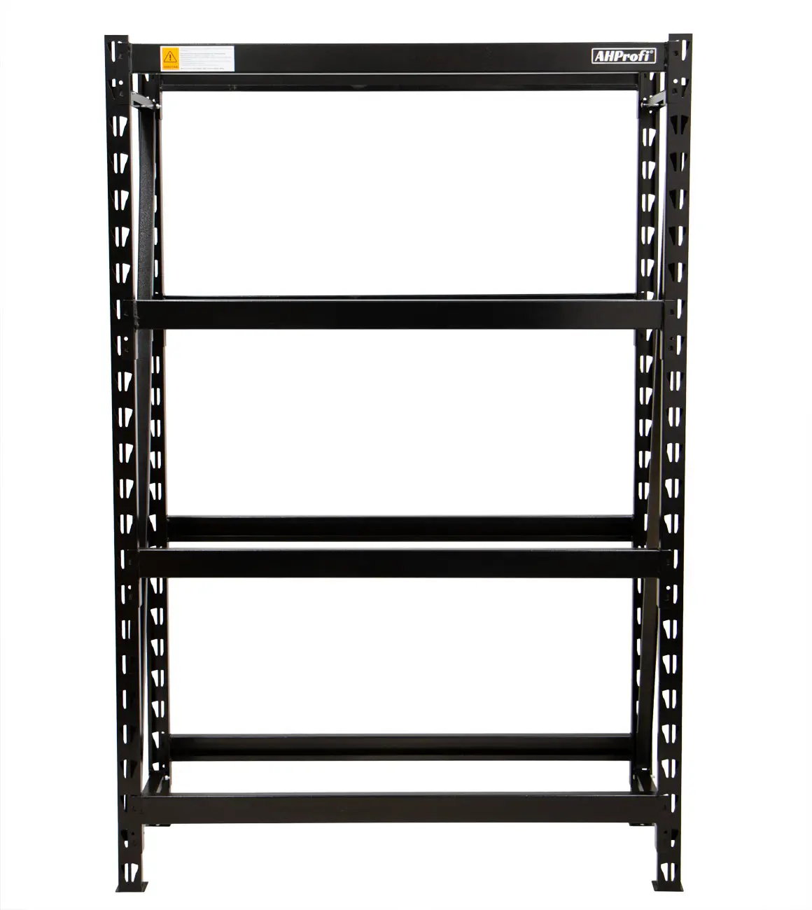 Černý regál HEAVY DUTY na pneumatiky Černý regál HEAVY DUTY pro skladování pneumatik