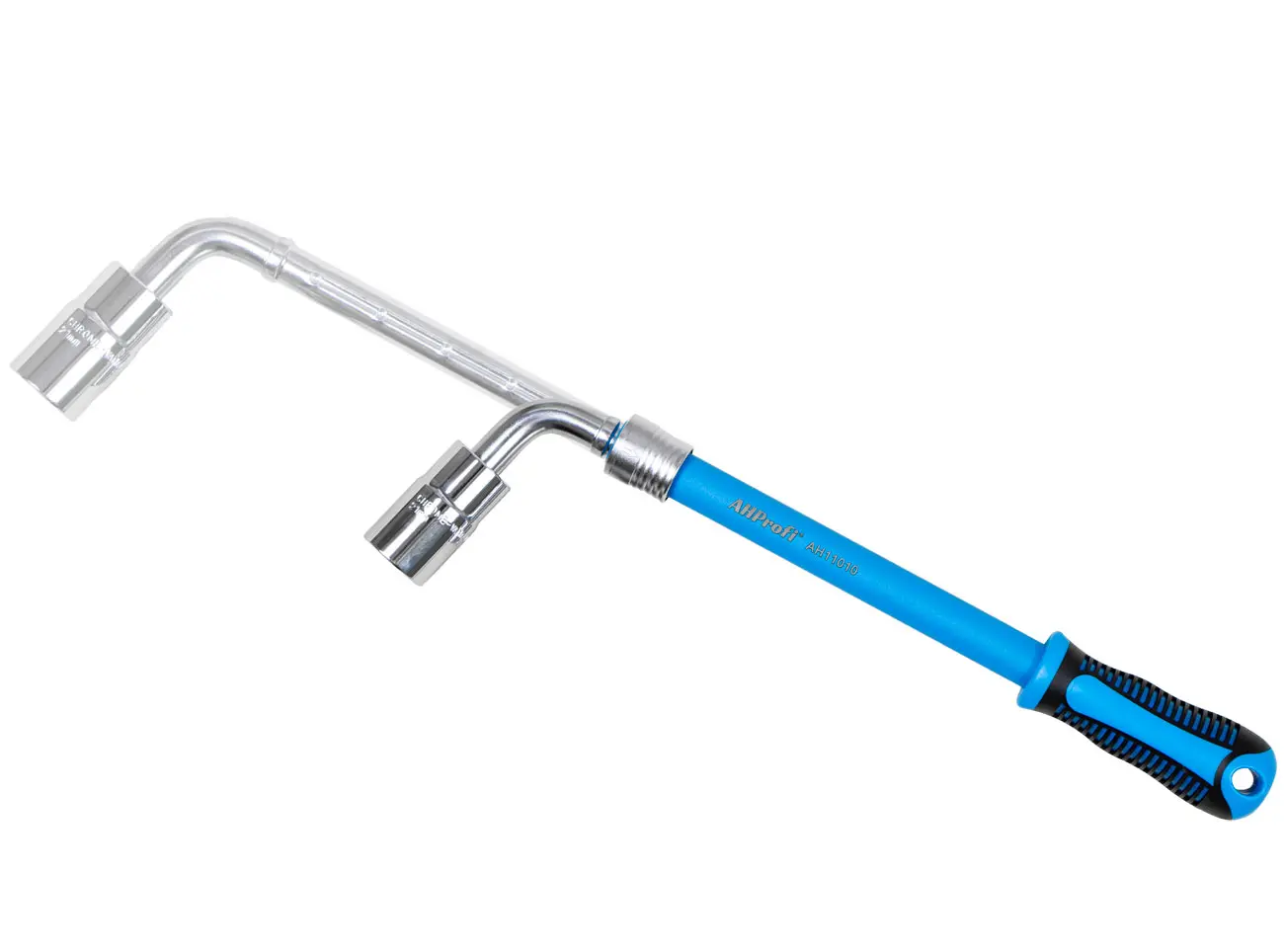 Teleskopický klíč na kola AHProfi 380 až 510 mm Teleskopický klíč na kola AHProfi s nástrčnými klíči 17, 19, 21 a 23 mm