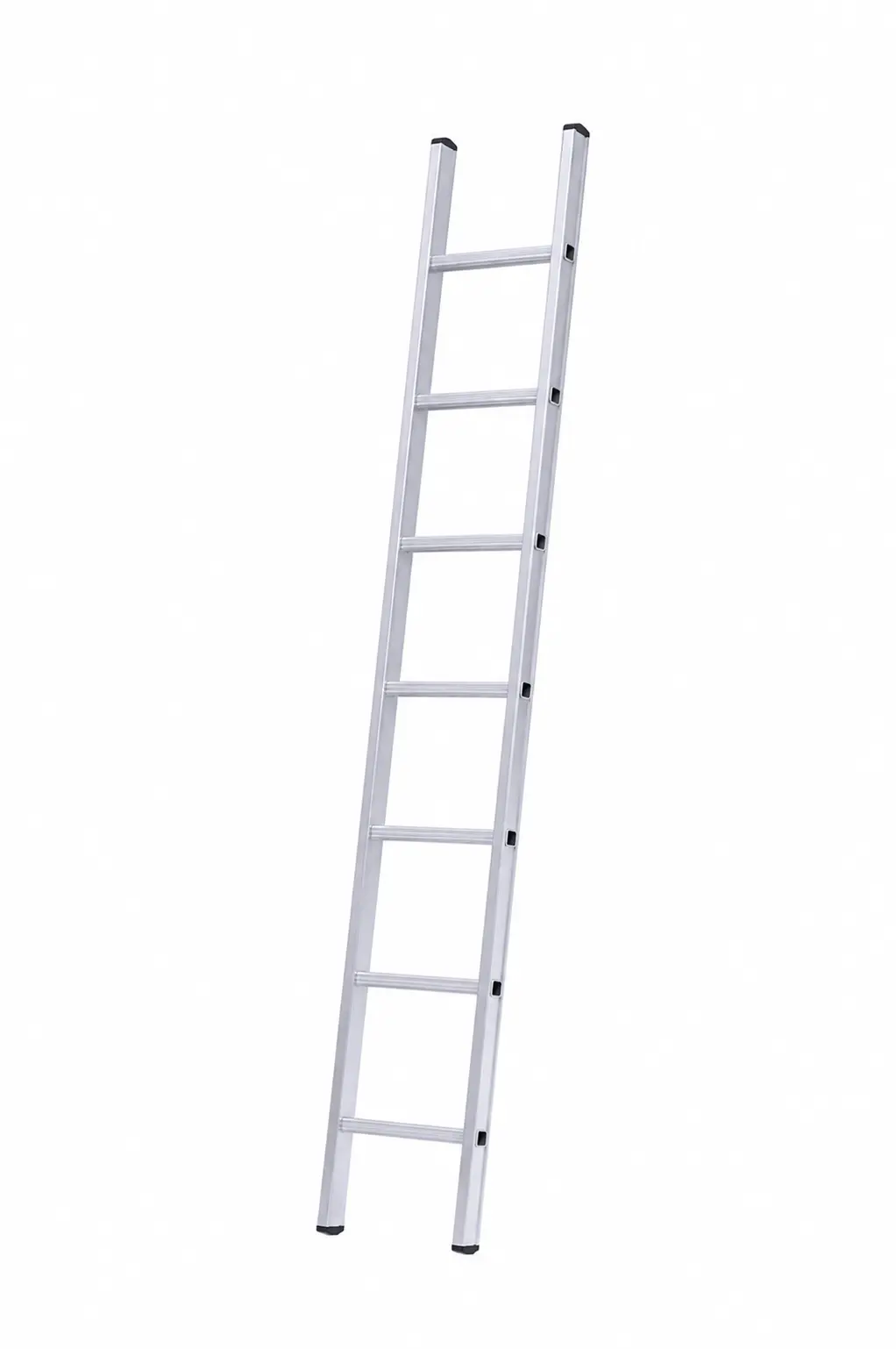 Jednodílný hliníkový žebřík AHProfi, 7 stupnů,  203 cm, 150 kg - AH707