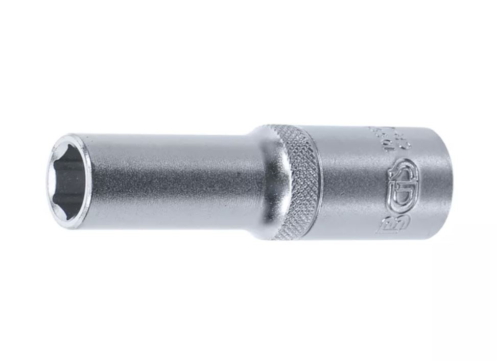 Nástrčná hlavice šestihranná, 1/2", 12 mm, prodloužená - B10552