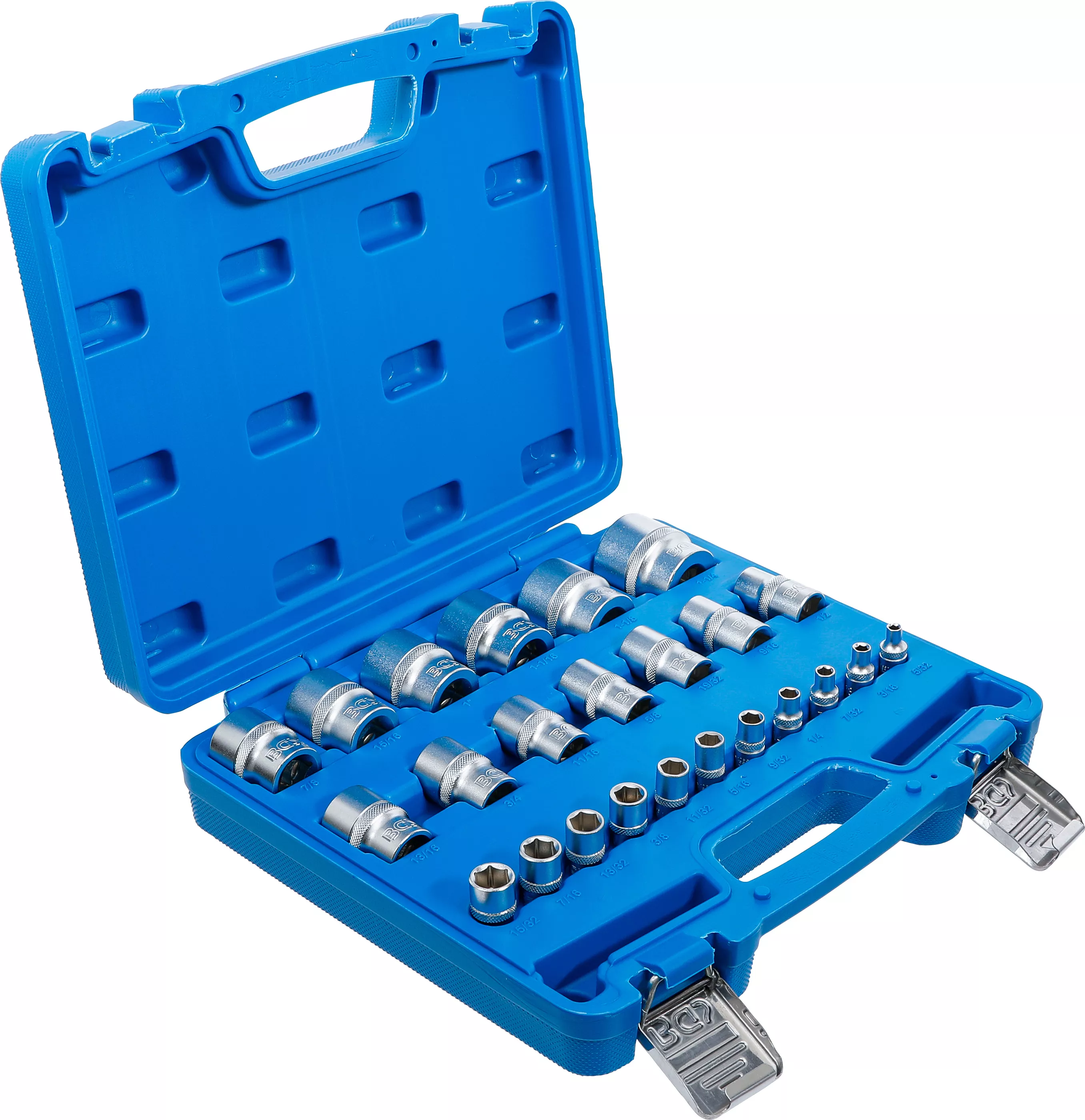 Sada vnitřních nástrčných klíčů 1/4" a 1/2", šestihranné, 24 ks - B2246