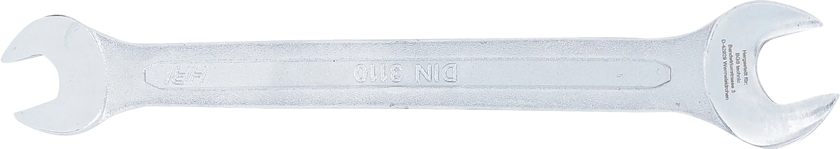 Detail oboustranného plochého klíče BGS 10 × 13 mm Detail oboustranného plochého klíče BGS 10 × 13 mm