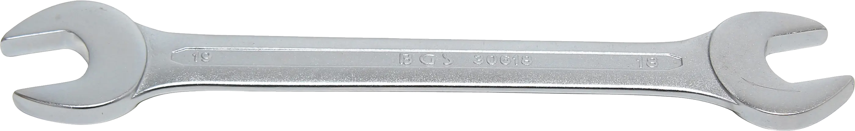 Fotografie produktu: Oboustranný plochý klíč BGS, 18 x 19 mm - B30618