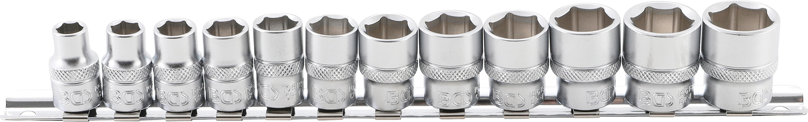 Sada nástrčných klíčů, 3/8, 12 ks - B9104