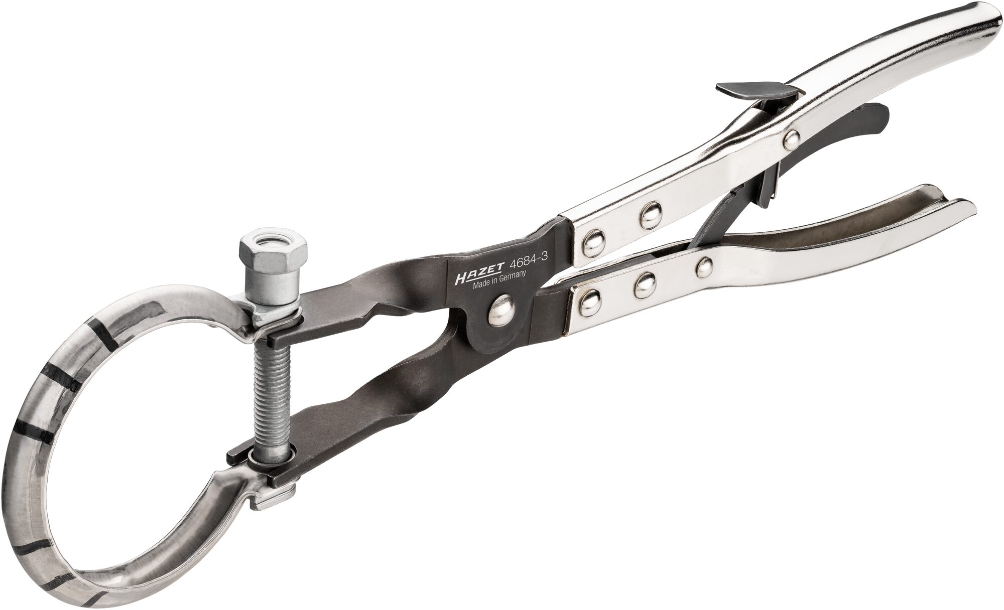 Hazet 4684-3 – kleště na výfukové spony Kleště na spony výfuku Hazet 4684-3 – celkový pohled na nástroj