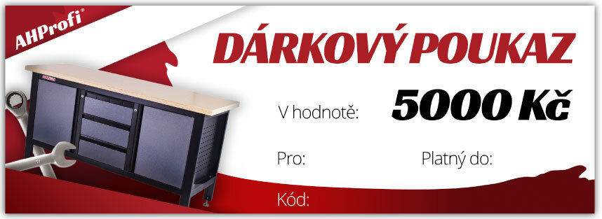 Elektronický dárkový poukaz v hodnotě 5000 Kč