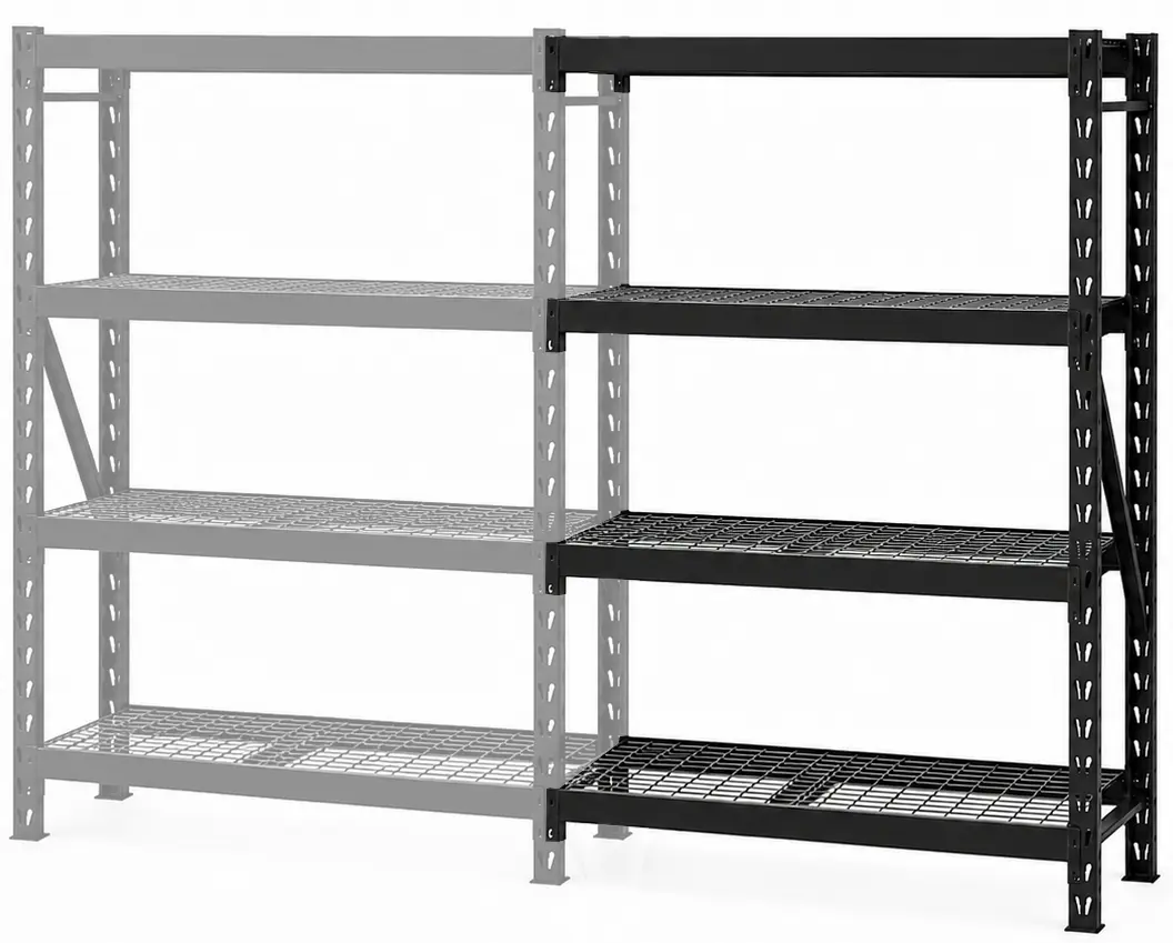 Přídavný policový regál HEAVY DUTY 1260 × 610 × 1830 mm Přídavný policový regál HEAVY DUTY se 4 policemi, rozměr 1260 × 610 × 1830 mm