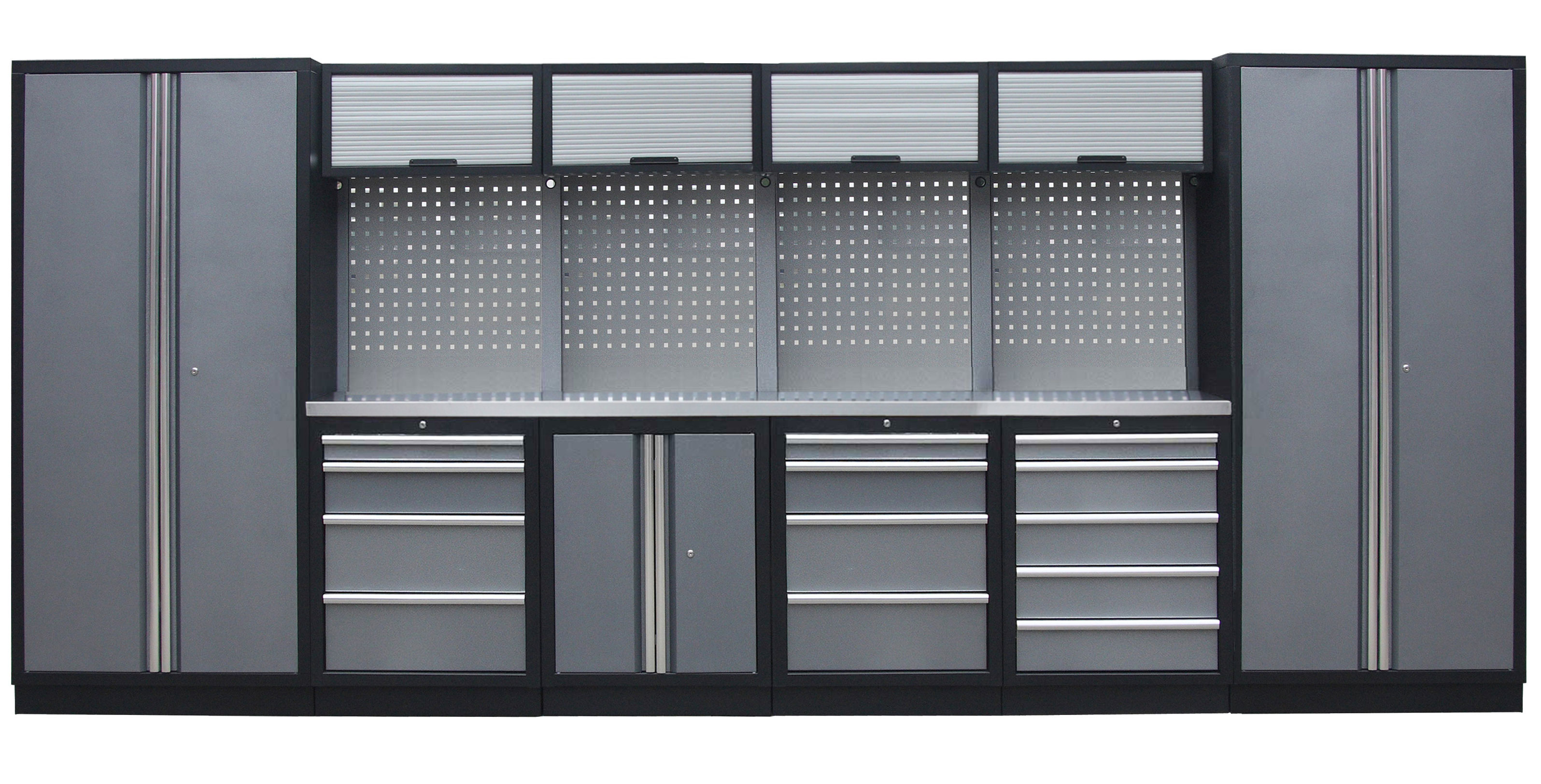 Kvalitní PROFI dílenský nábytek - 4535 x 2000 x 495 mm - TGS1300A33