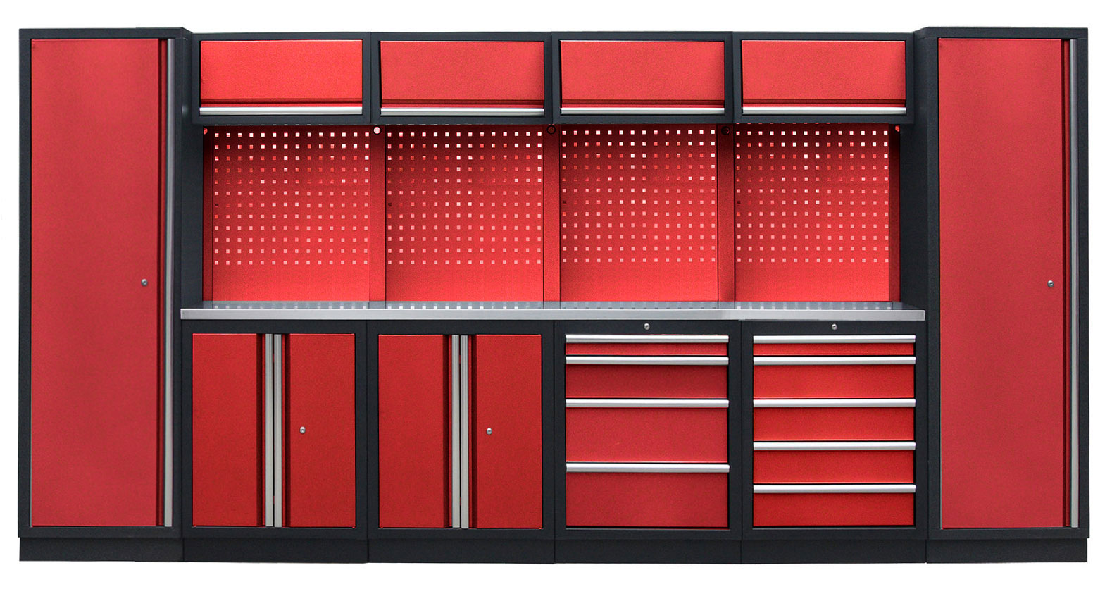 Kvalitní PROFI RED dílenský nábytek 3920 x 495 x 2000 mm - RTGS1300BB8
