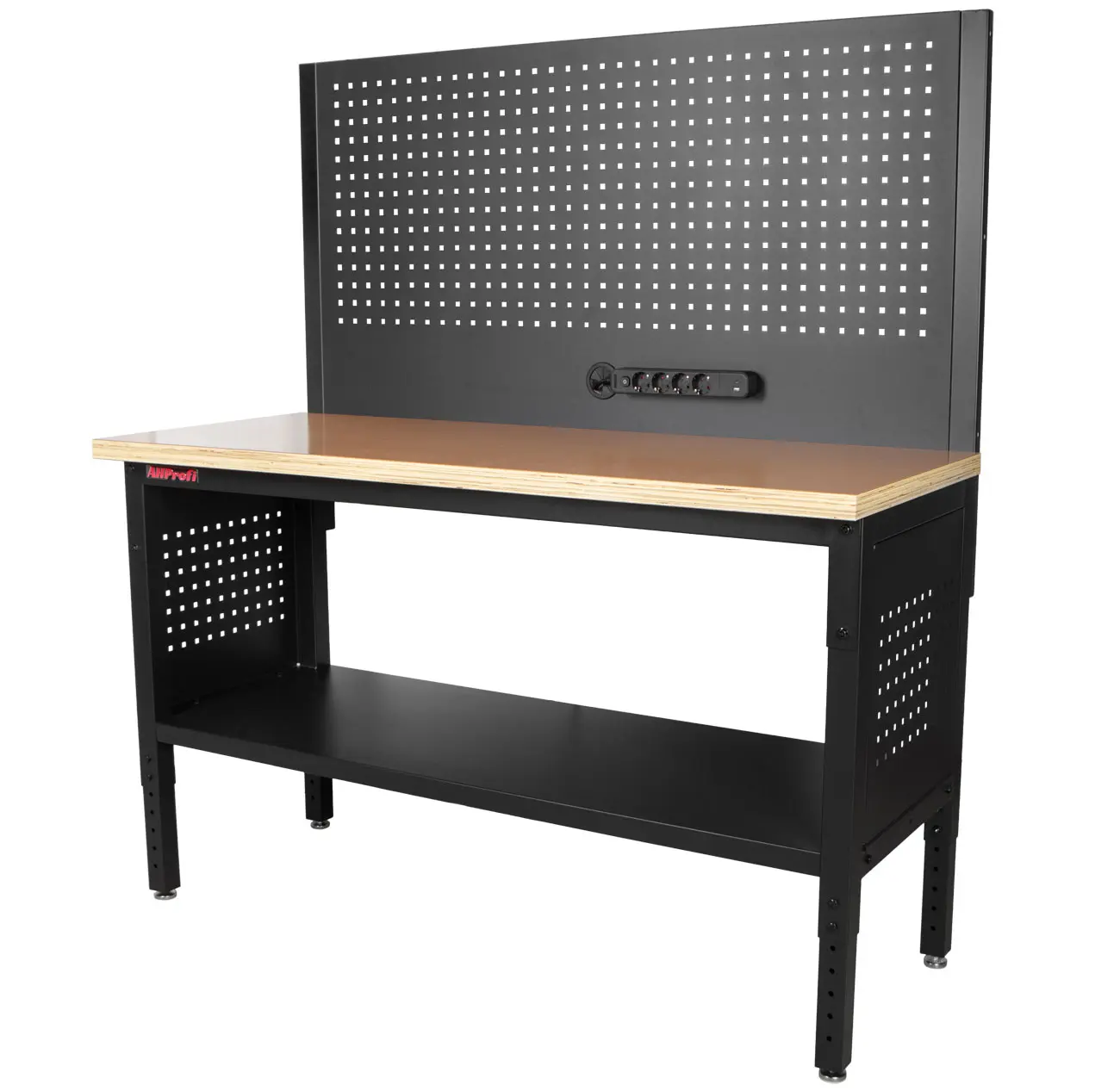 Dílenský stůl TSP6024 se zástěnou TSPH60