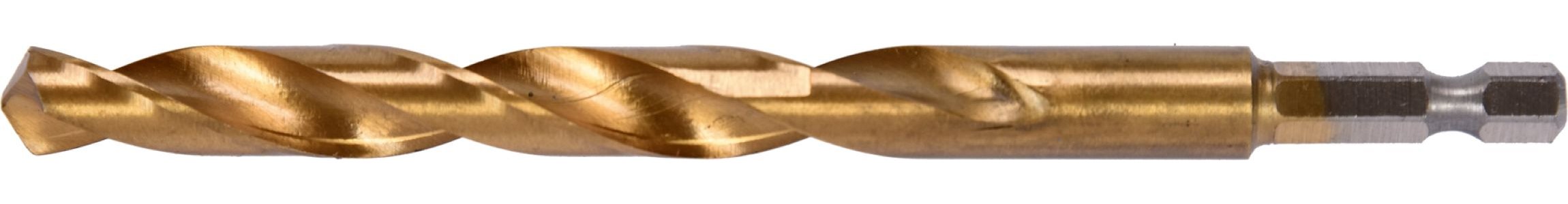 Vrták do kovu 10mm, TITAN HEX 1/4", délka 133mm - YT-44772