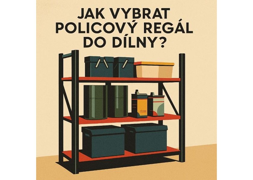 Jak vybrat policový regál do dílny?