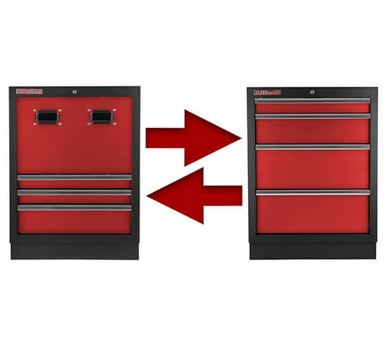 Modulární dílenský nábytek PROFI RED na míru Modulární dílenský nábytek PROFI RED na míru