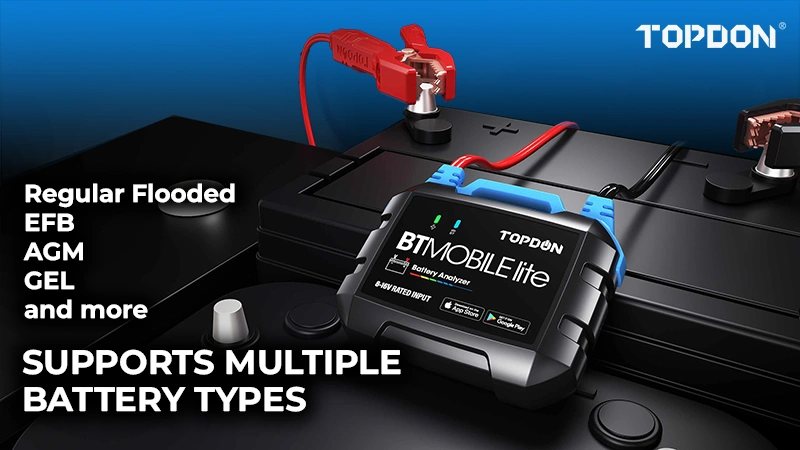 Tester akumulátorů TOPDON BTMobile Lite