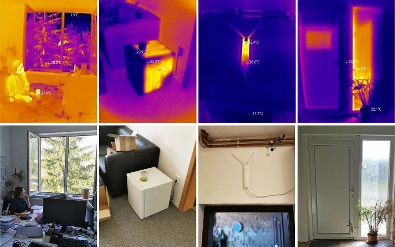 Ukázka použití termální kamery TOPDON TCView TOPTC001