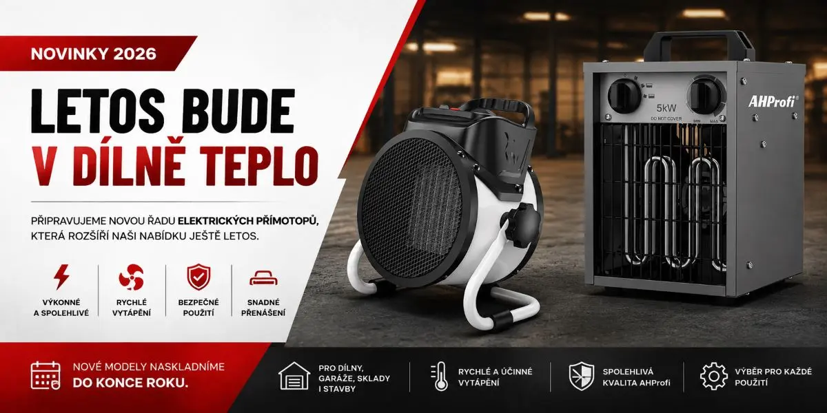 Elektrické přímotopy - připravujeme novinky!!