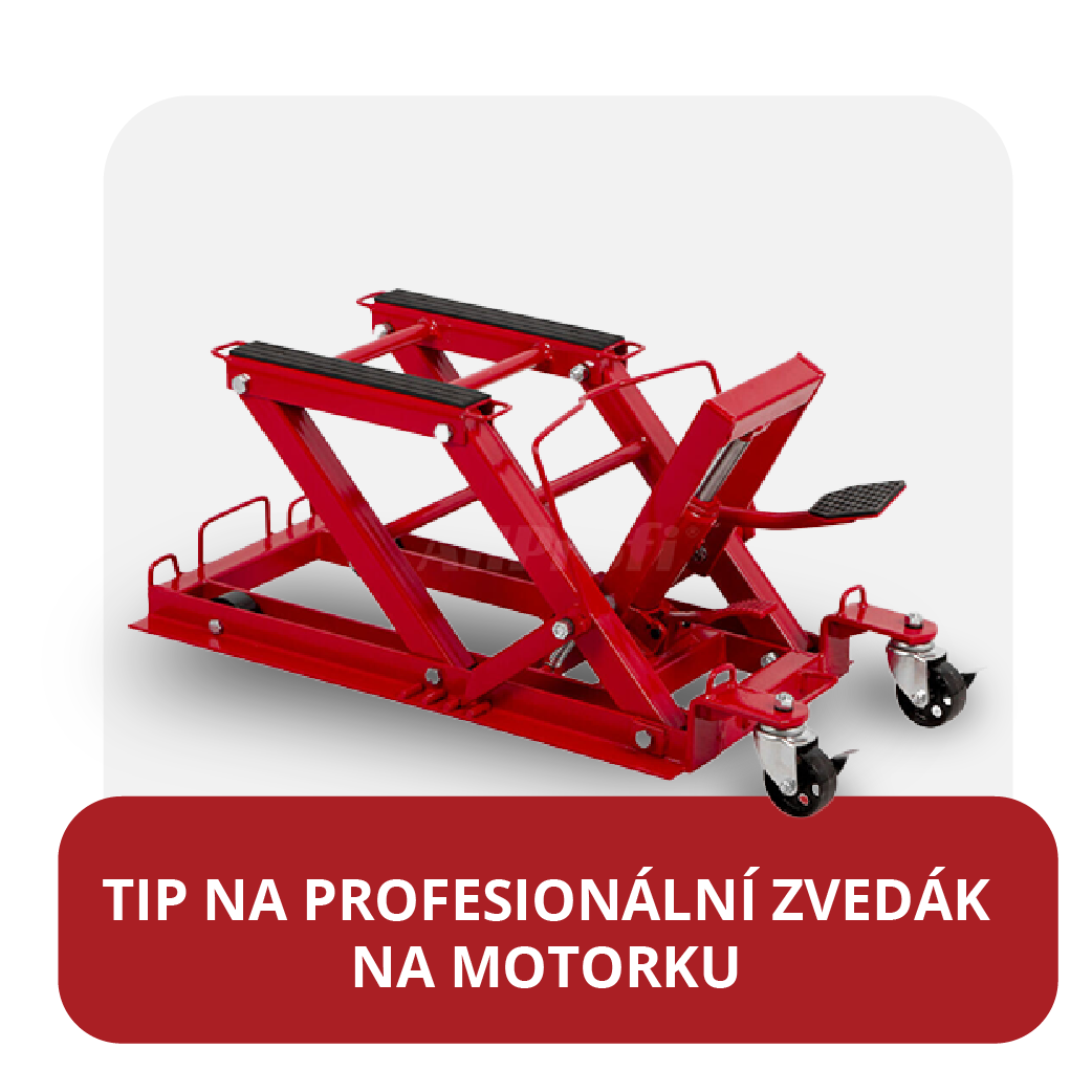 Pojízdný zvedák na motorku
