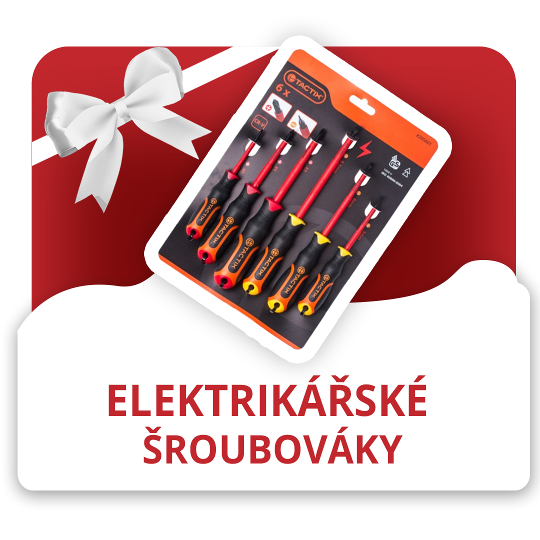Elektrikářské šroubovány VDE – sada 6 ks